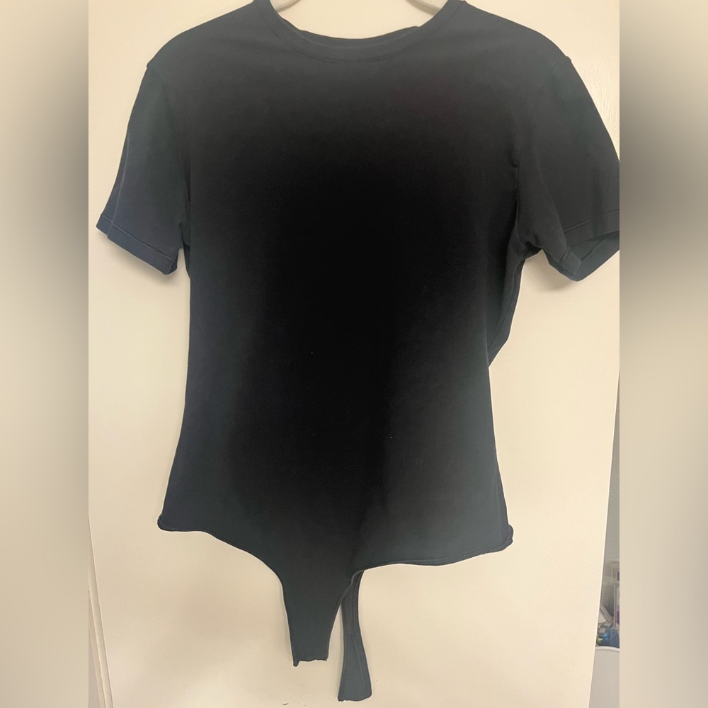 Quince Black Women's Bodysuit